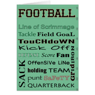 FOOTBALL typography