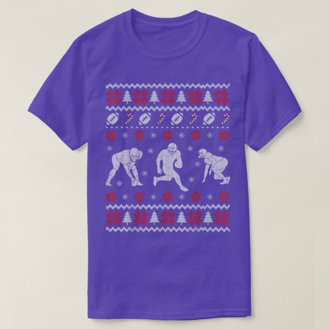 Football Ugly Christmas Sweater Gift for Football  (Design Front)