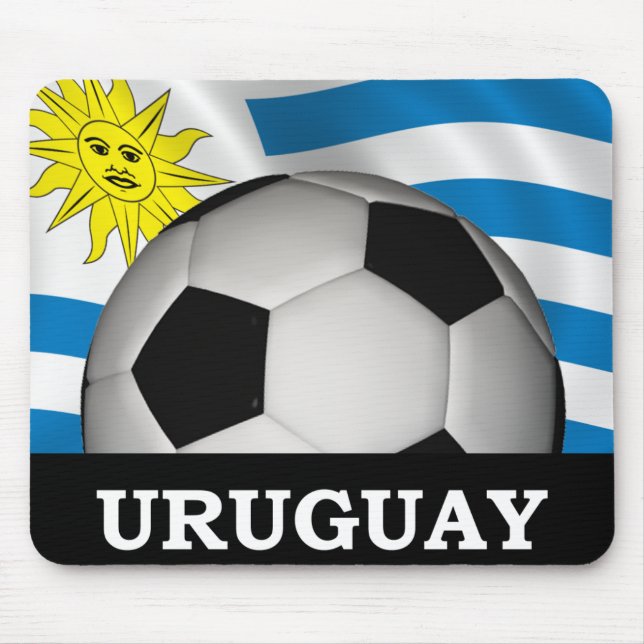 Football Uruguay Mouse Pad (Front)