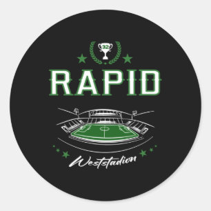 Football Vienna - No What Happens In Life Rapid Ra Classic Round Sticker