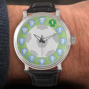 Football Watch - with Sky Blue Shirts