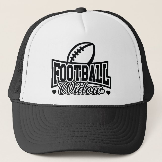 Football Widow Trucker Hat (Front)