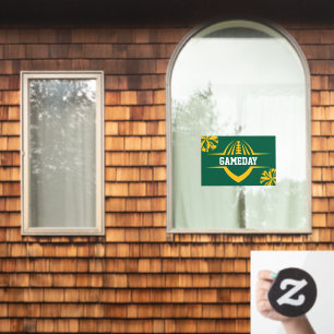 Football Window Cling