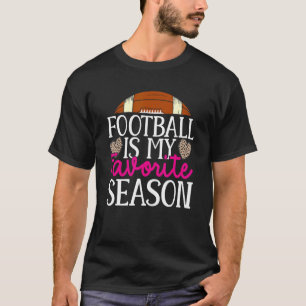Football Women Football Player Leopard Pattern Foo T-Shirt