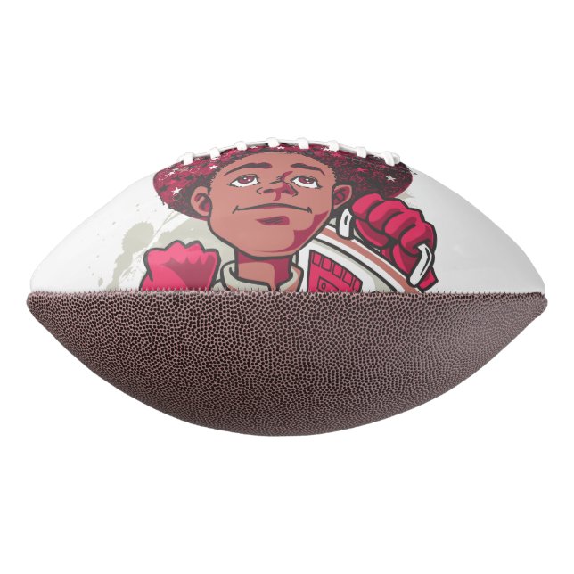Football – YOUTH Power Afro & Boombox Urban Design (Rotated 270)