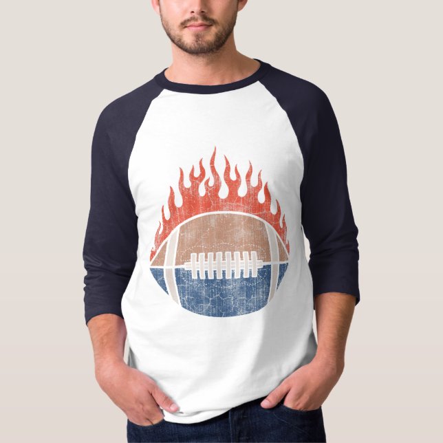 Footballs of Fire T-Shirt (Front)