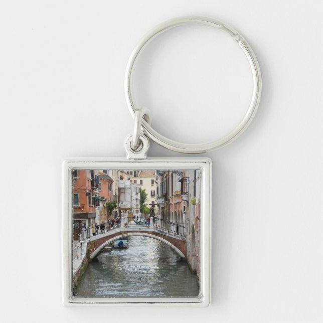 Footbridge in Venice Key Ring (Front)