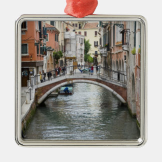 Footbridge in Venice Metal Tree Decoration