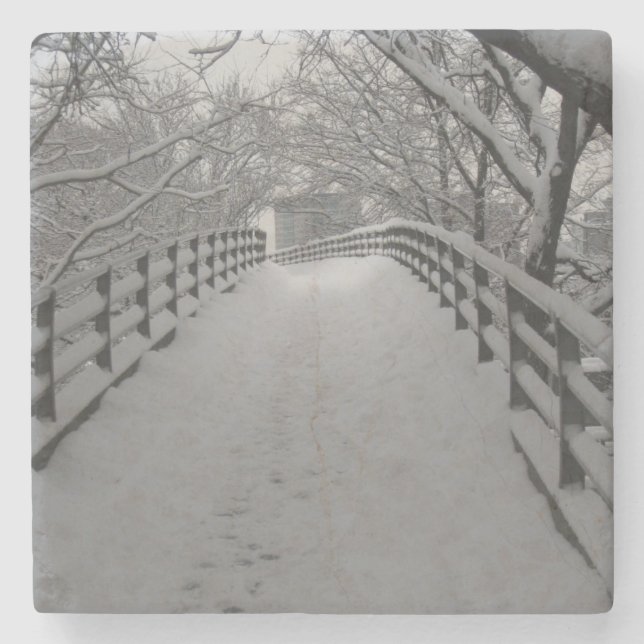 Footbridge Stone Coaster (Front)