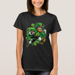 Footbyll St Patricks Day Irish Footll  T-Shirt