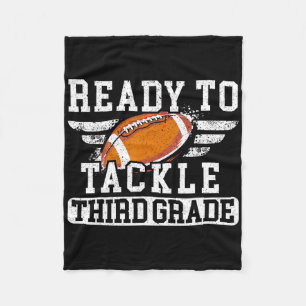 Footbyll Third Grade First Day Of School Byck To S Fleece Blanket