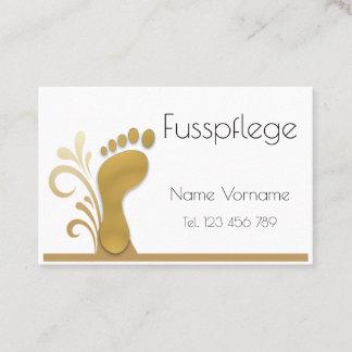 Footcare - Podology Business Card