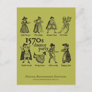 Foote-loose, 1603-1625 postcard