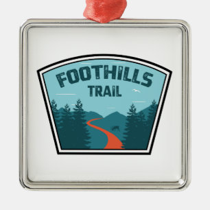 Foothills Trail North Carolina South Carolina Metal Ornament