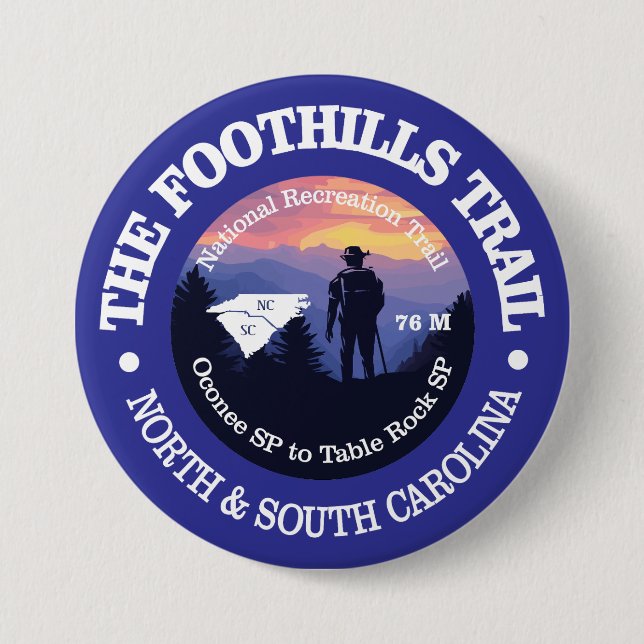Foothills Trail (rd2) 7.5 Cm Round Badge (Front)