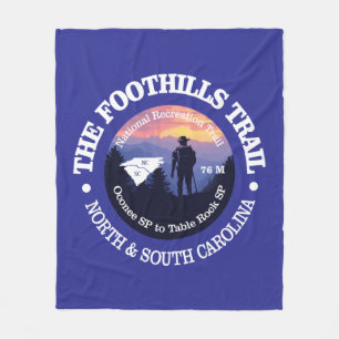 Foothills Trail (rd2) Fleece Blanket
