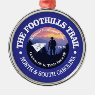 Foothills Trail (rd2) Metal Ornament