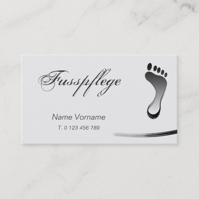 footing business card (Front)