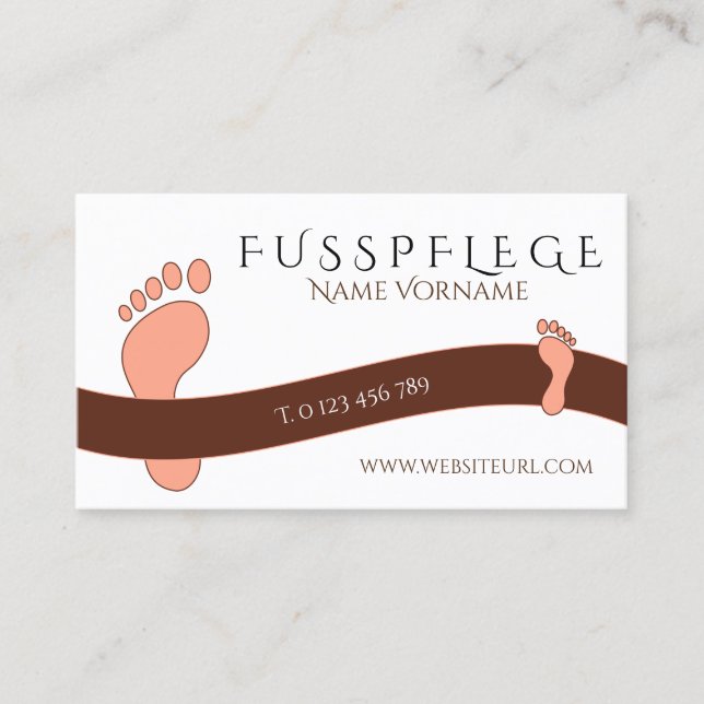 footing business card (Front)