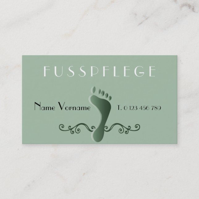 footing business card (Front)