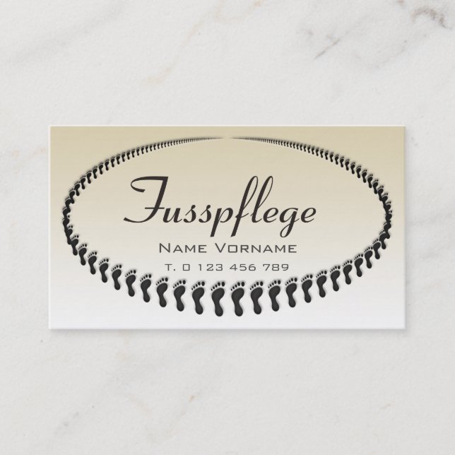 footing business card (Front)