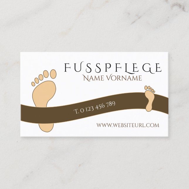 footing business card (Front)