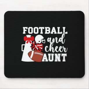 Footll And Cheer Aunt Of Footll Player And Cheerle Mouse Pad