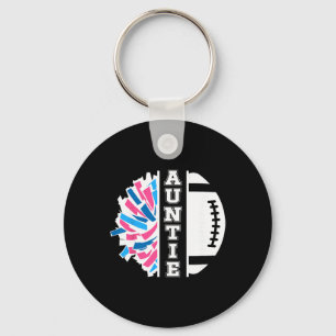Footll And Cheer Auntie Cheerleading And Footll Au Key Ring