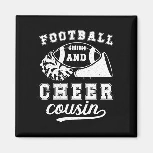 Footll And Cheer Cousin Footll And Cheerleading Co Magnet