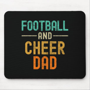 Footll And Cheer Dad Cheerleading _1 Mouse Pad