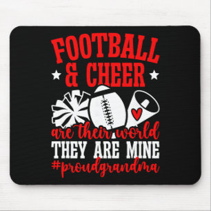 Footll And Cheer Grandma Cheerleading And Footll G Mouse Pad
