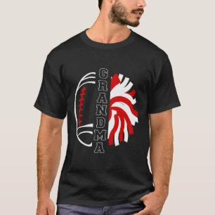Footll And Cheer Grandma Cheerleading And Footll G T-Shirt