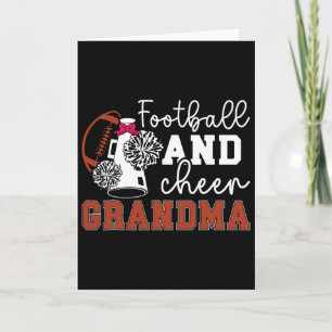 Footll And Cheer Grandma Of Footll Player And Chee Card