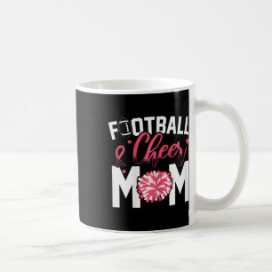 Footll And Cheer Mom Cheerleading Mother Footll _4 Coffee Mug