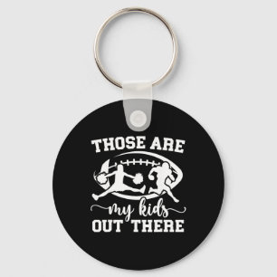 Footll And Cheer Mom Footll Player And Cheerleader Key Ring