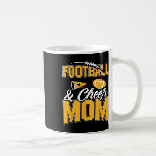 Footll And Cheer Mum Cheerleading Mother Footll _2 Coffee Mug
