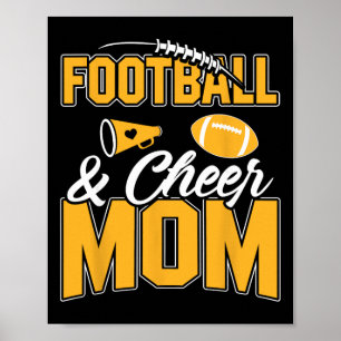 Footll And Cheer Mum Cheerleading Mother Footll _2 Poster