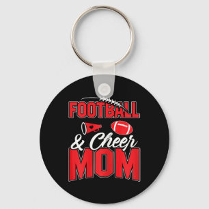 Footll And Cheer Mum Cheerleading Mother Footll _3 Key Ring