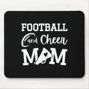 Footll And Cheer Mum Green Cheerleading Mouse Pad