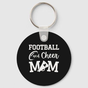 Footll And Cheer Mum Royal Blue Cheerleading Key Ring