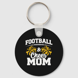 Footll Cheer Mum High School Cheerleader Cheerlead Key Ring