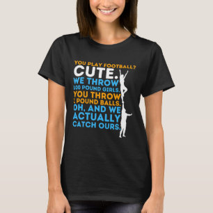 Footll Cute - Cheerleader Cheerleading Cheer Compe T-Shirt