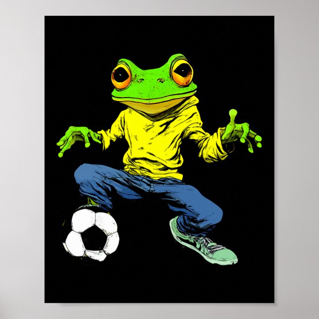 Footll Frog  Poster (Front)