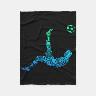 Footll Graduation Shirt Senior Soccer High School Fleece Blanket