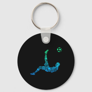 Footll Graduation Shirt Senior Soccer High School Key Ring