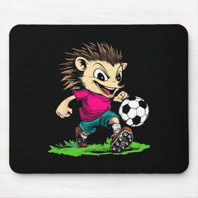 Footll Hedgehog  Mouse Pad (Front)