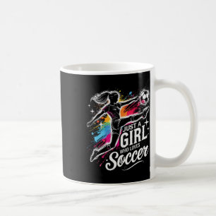 Footll Lovers Just A Girl Who Loves Footll Coffee Mug