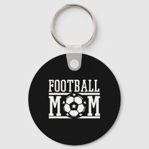 Footll Mum Soccer Game Day Gift For Proud Mama Mum Key Ring