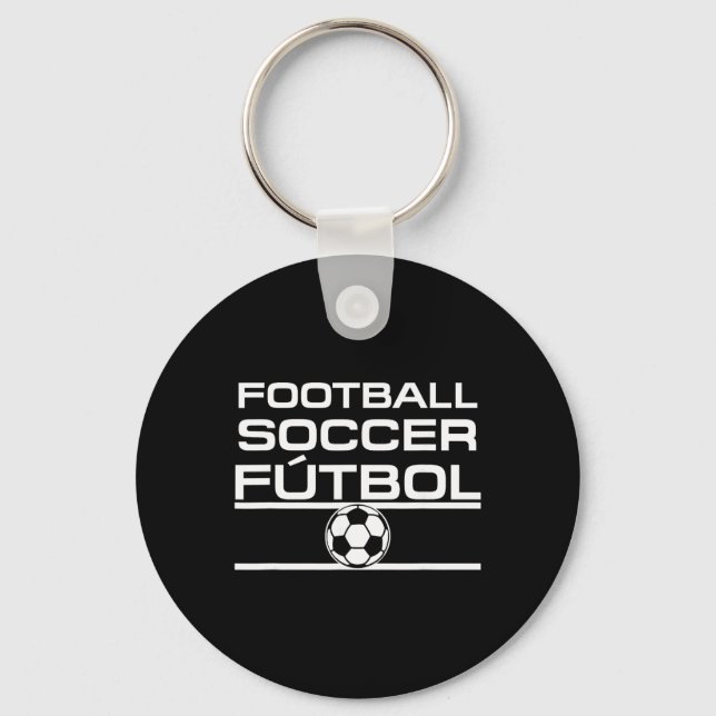 Footll Soccer Futbol  Key Ring (Front)