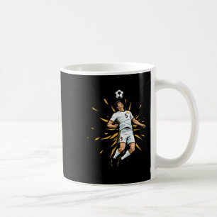 Footll Soccer Perfect German Header Comic Coffee Mug